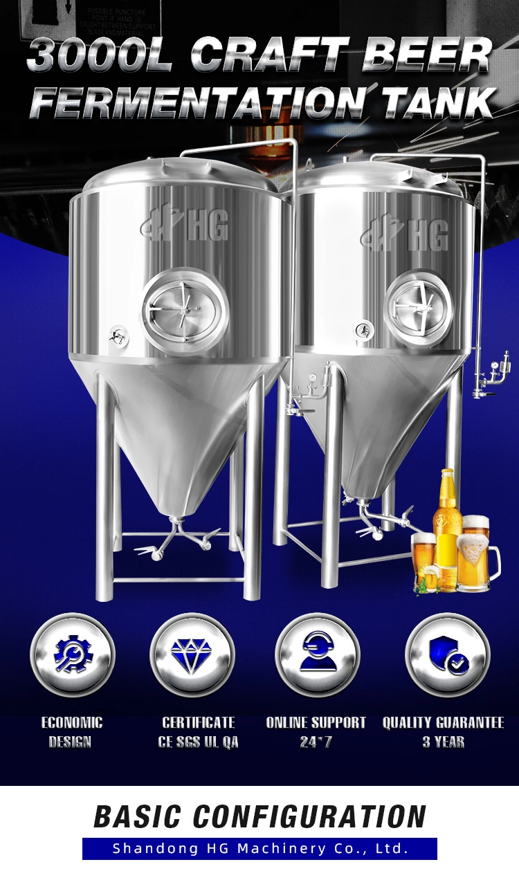 Stainless Steel Wine Fermenter and Storage Tank for Winery and Beverage Factory