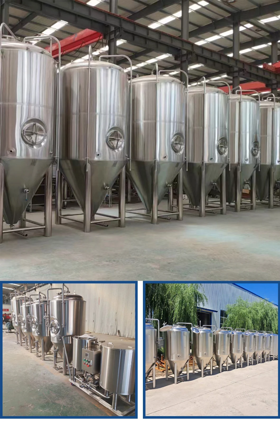 00L 200L 300L 500L 700L 1000L 1bbl 2bbl 3bbl 5bbl Industrial Commerical Restaurant Pub Home Micro Craft Brewery Brewing System Turnkey Beer Equipment