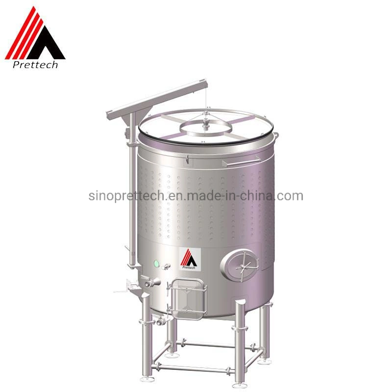 Sanitary Stainless Steel Fruit Cider Fermentation Tanks Floating Lid Wine Making Equipment