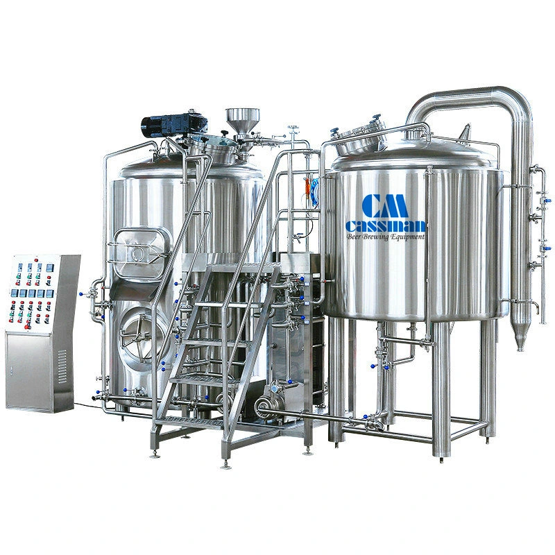 Turnkey Project Cassman 1000L Pub Beer Brewing Equipment with Ce Certificate