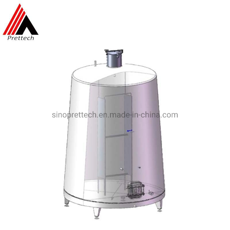 Stainless Steel 500L 1000L Wine Fermenter Vessel Conical Bottom Brewing Bright 5bbl 10bbl Fermentation Tank