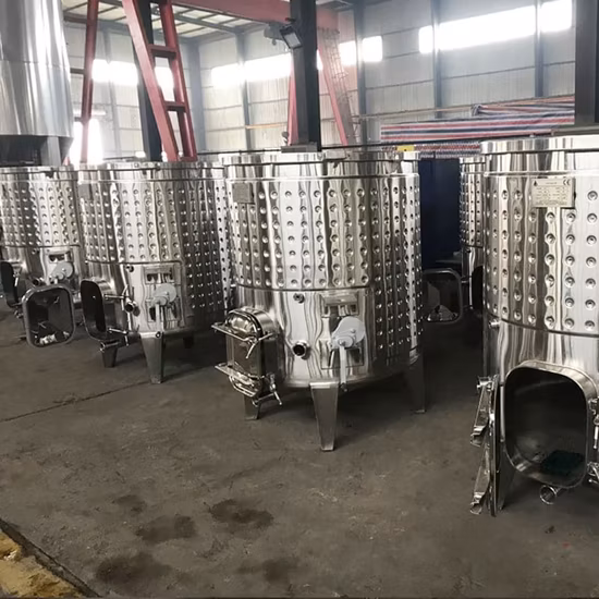 Stainless Steel Variable Capacity Tank for Winery Red Wine Fermentation
