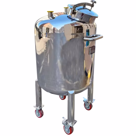 Spanish Wine Fermentation 304 Stainless Steel Vertical 500L Fermentation Tank