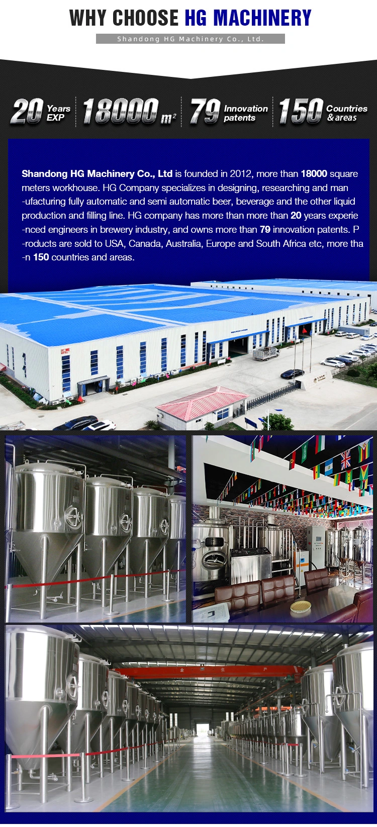 Stainless Steel 1000L 3000L 5000L 10000L Dimple Jacket Wine Fermenter Bright Tank Brewery Beer Fermentation Tank