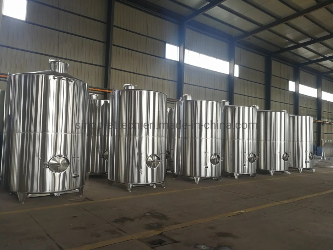 Beverage Wine Milk Solvent Oil Water Chemical Storage Tank with Sanitary Stainless Steel