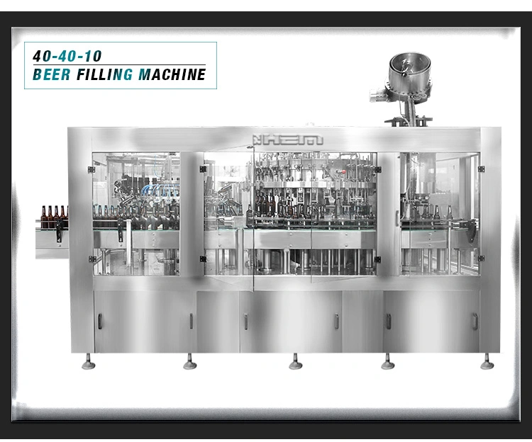 Wine Processing Plant Equipment with 3-in-1 Automatic Filling Making Bottling Machine for Whiskey Vodka and Beer