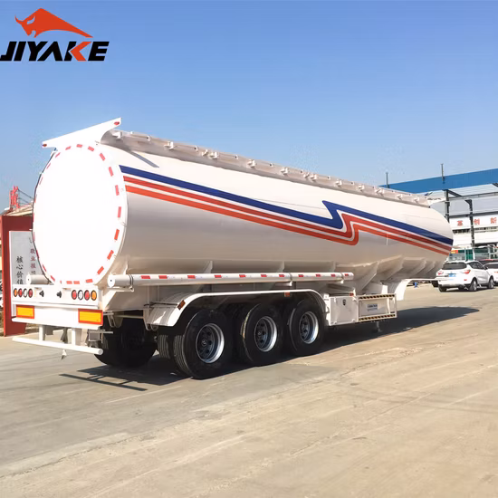 Cheap Used 3/4 Axles Aluminum Alloy Mirror/Steel 40000-50000 Liters Diesel Petrol Gasoline Edible Oil Storage Transport Tank Fuel Tanker Truck Semi Trailer