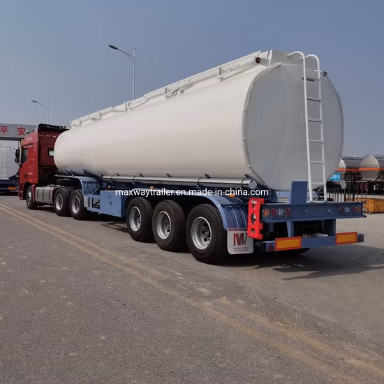 3/4 Axles Aluminum Alloy Mirror/Steel 40000 42000 45000 50000 Liters Diesel Petrol Gasoline Edible Oil Storage Transport Tank Fuel Tanker Truck Semi Trailer