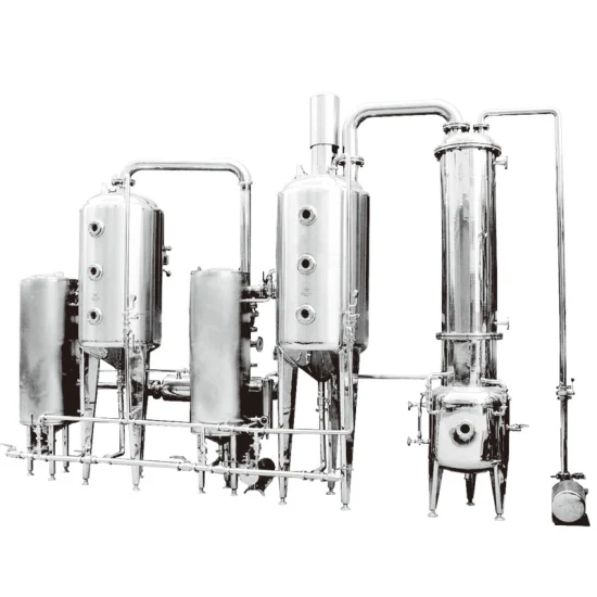 Hemp Oil Herbal Medicine Crystallizer Distillation Ethanol Extraction Single Effect Evapotator Equipment