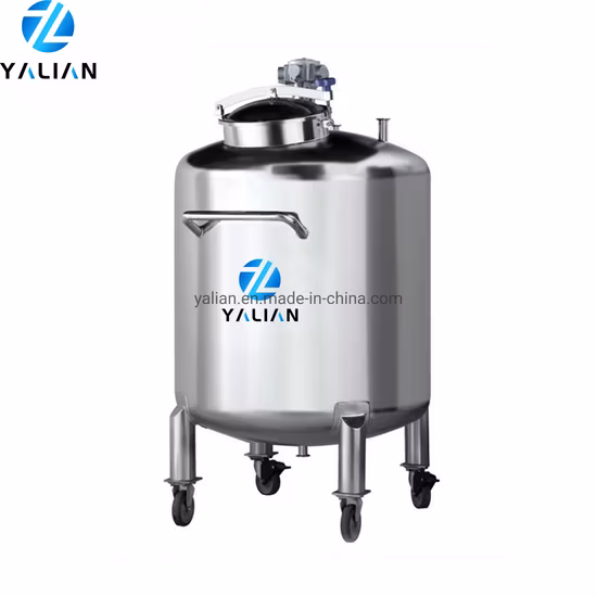 Edible Oil Tank High Quality Chemical Alcohol Edible Oil Stainless Steel Storage Tank