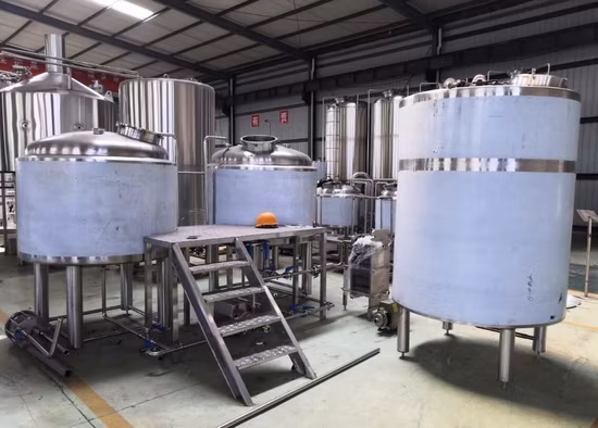 15bbl Steam Brewhouse Mashing Lauter Tun Boiling Whirlpool Tank