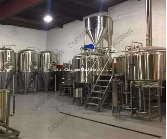 3000L Combined Two Vessel Brewhouse for Sale