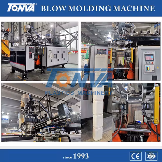 Tonva Making 60L HDPE Edible Oil Storage Drum Plastic Extrusion Blow Molding Machine